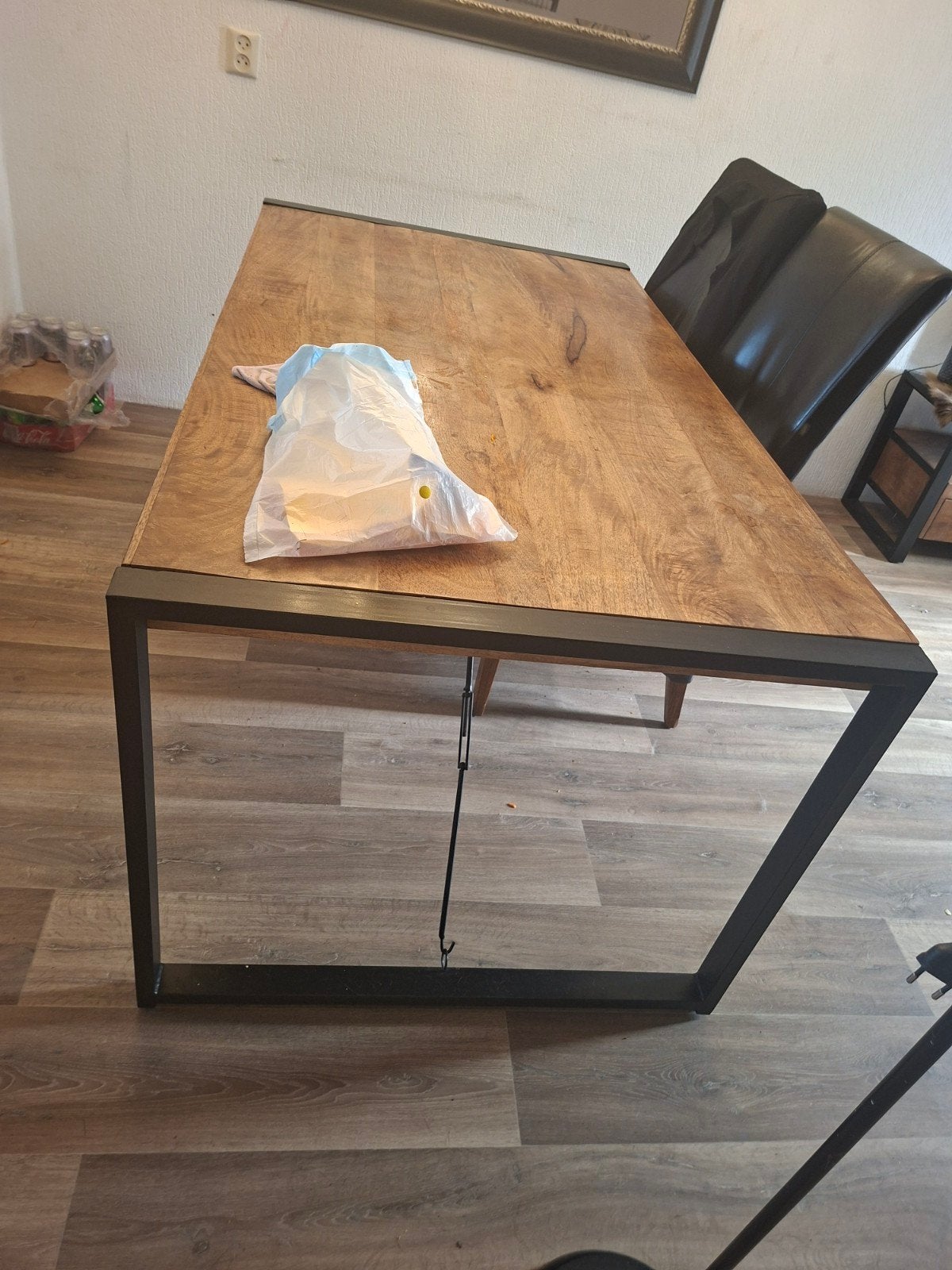 Eettafel 160x120 cm - Gebruikt, maar in goede staat, Huis en Inrichting, Gebruikt, 100 tot 150 cm, 150 tot 200 cm, Vier personen
