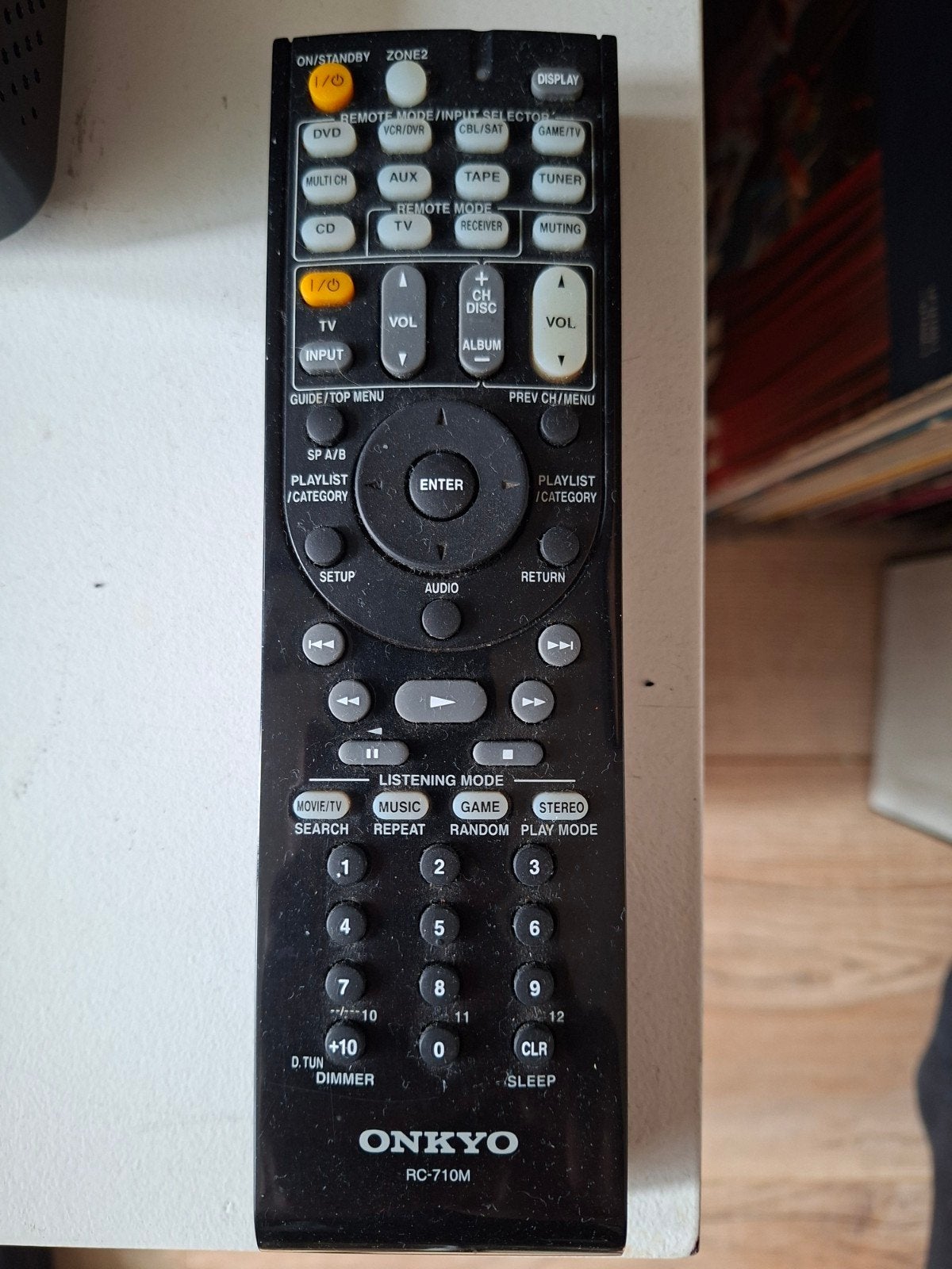 Onkyo RC-710M Afstandsbediening - Zo goed als nieuw, Ophalen of Verzenden, Zo goed als nieuw, Origineel, Dvd