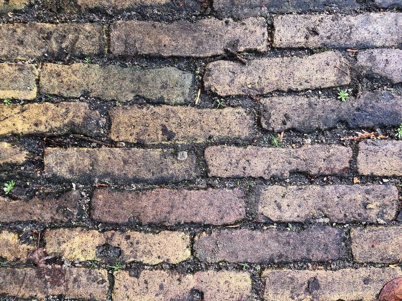 25 m2 oud gebakken waaltjes 5 duimers waalformaat brons oud, Tuin en Terras, Tegels en Klinkers, Ophalen, Gebruikt, Keramiek, Klinkers