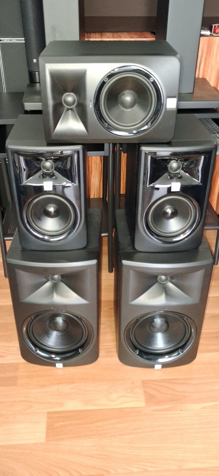 JBL LS 308 & 305 (5.0) (lees goed), Ophalen, Speakerset, Zo goed als nieuw, Geschikt voor surround/home cinema
