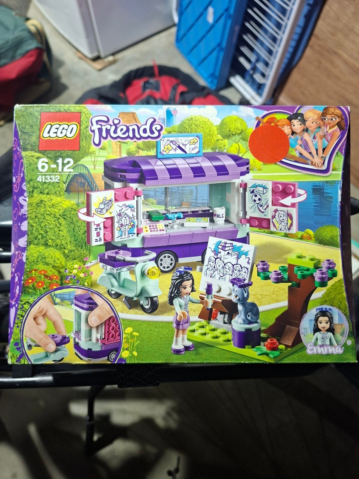 LEGO Friends 41332 Emma's Kunstkraam - Nieuw in doos, Ophalen of Verzenden, Nieuw, Overige merken