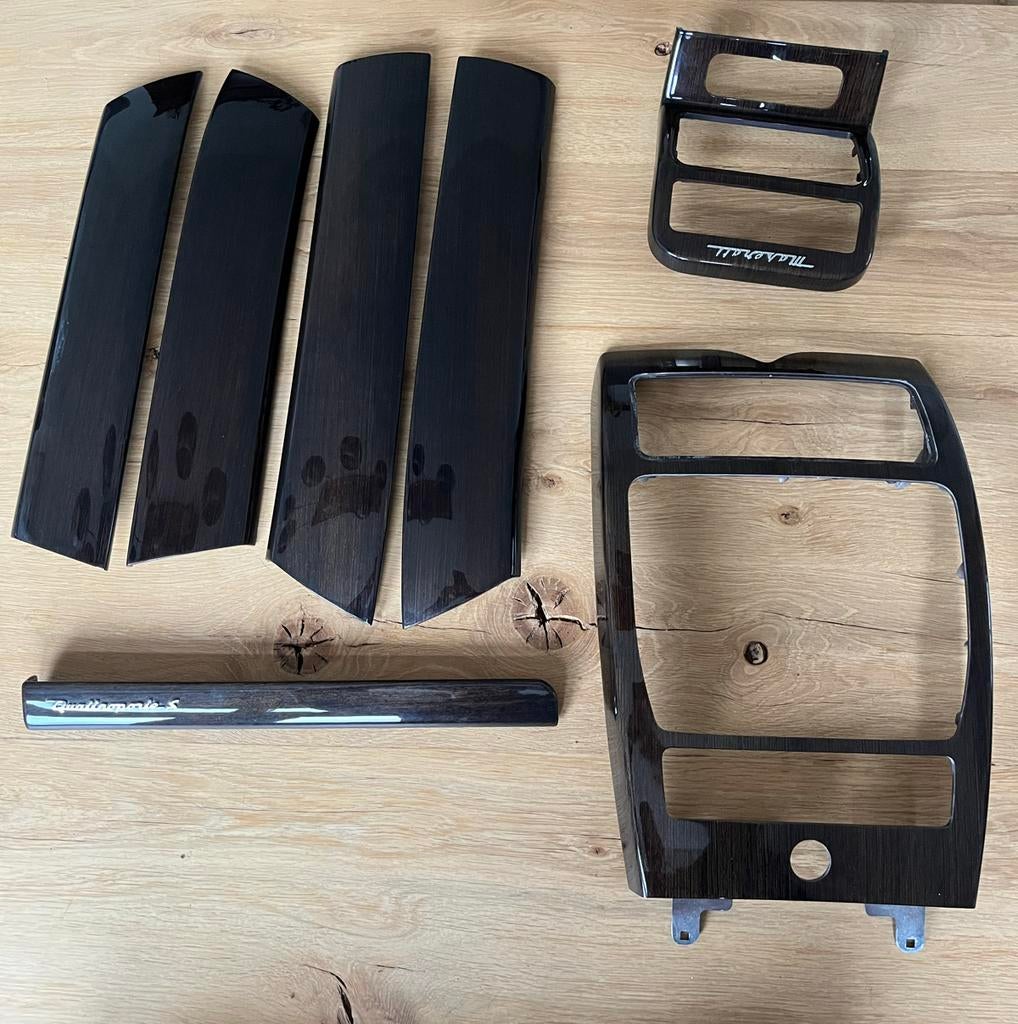 Maserati Quattroporte M139 Wenge Interieur sierlijsten, Auto-onderdelen, Ophalen of Verzenden, Gebruikt, Maserati