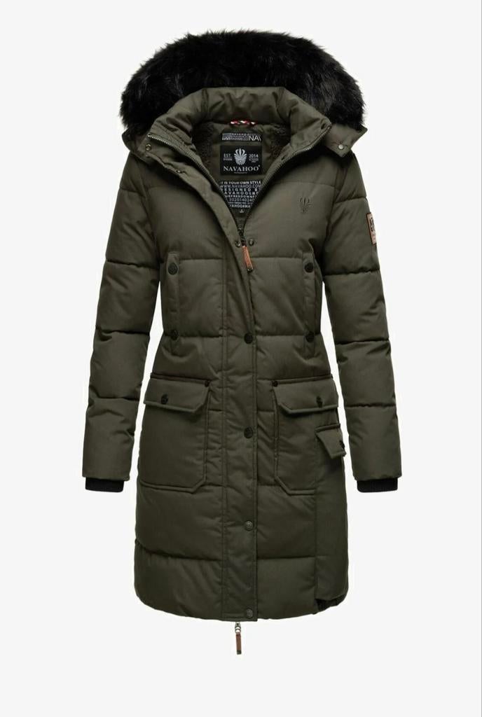 Navahoo winterjas XXL met borgvoering en afneembare kraag, Navahoo, Maat 46/48 (XL) of groter, Ophalen of Verzenden, Zo goed als nieuw