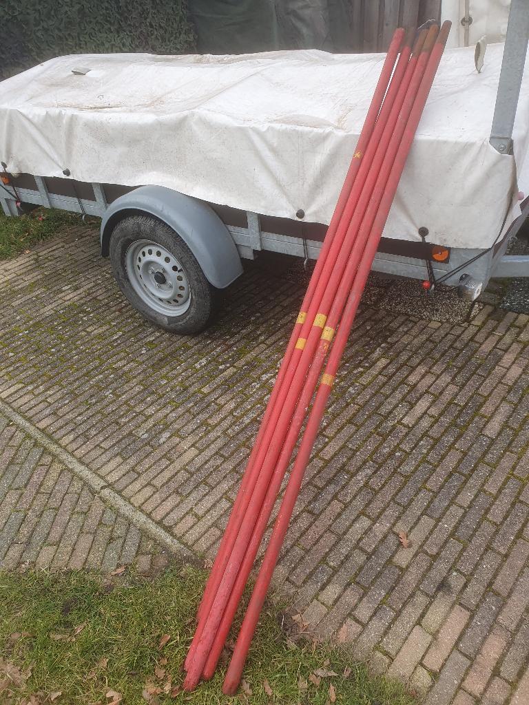 houten stokken, Ophalen, Zo goed als nieuw, 180 tot 250 cm, Palen