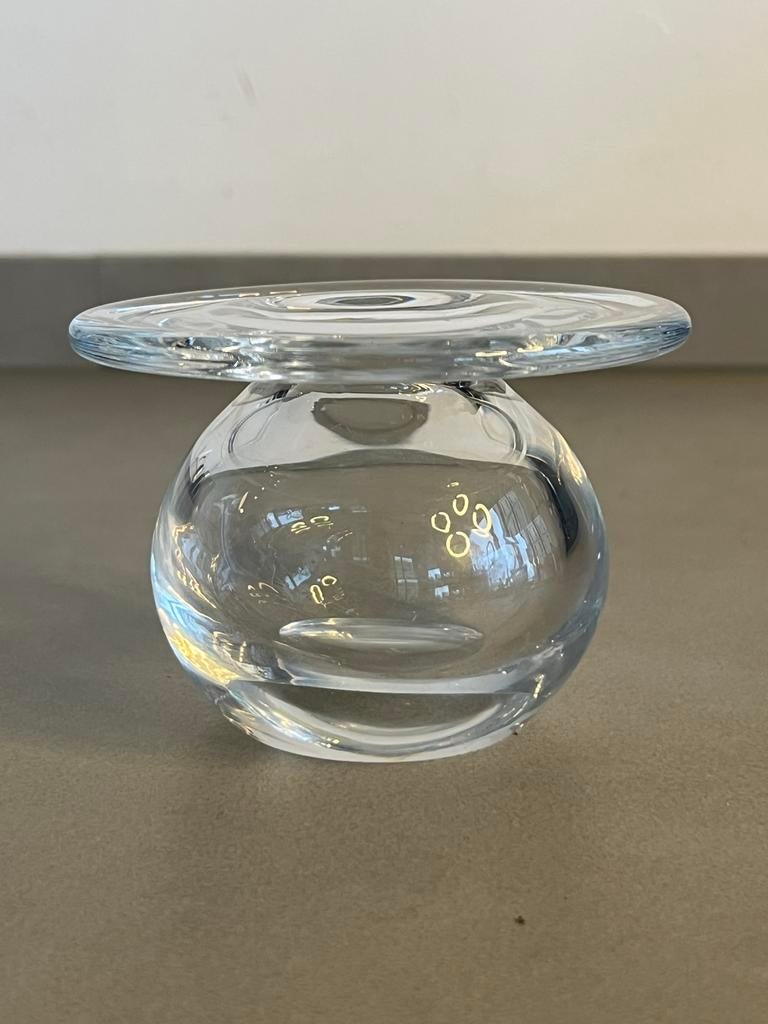 "Saturnus" art vase: Nanny Still for Riihimäen Lasi Oy, Fin, Overige kleuren, Ophalen of Verzenden, Minder dan 50 cm, Glas