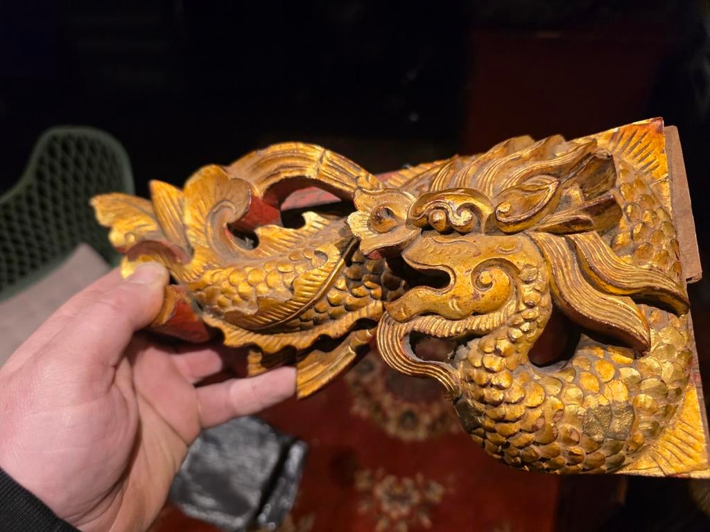 Chinese  draak ornament, Ophalen of Verzenden