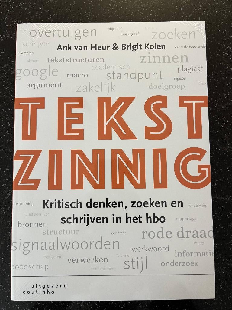 Tekstzinnig kritisch denken, zoeken en schrijven in het hbo, Boeken, Nieuw, Gamma, HBO, Uitgeverij Coutinho