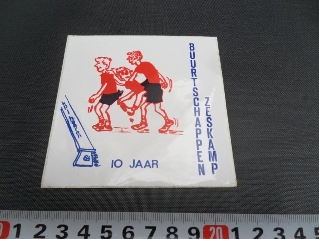 sticker KPJ Haaren 10 jaar Buurtschappen Zeskamp *, Ophalen, Zo goed als nieuw
