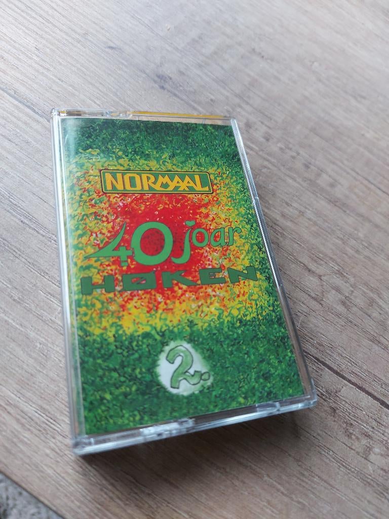 Cassetebandje Normaal 40 jaar Hoken, Cd's en Dvd's, Cassettebandjes, 1 bandje, Ophalen of Verzenden, Origineel, Nieuw in verpakking