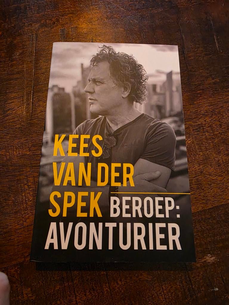 Kees van der spek  beroep avonturier, Boeken, Biografieën, Ophalen of Verzenden, Nieuw