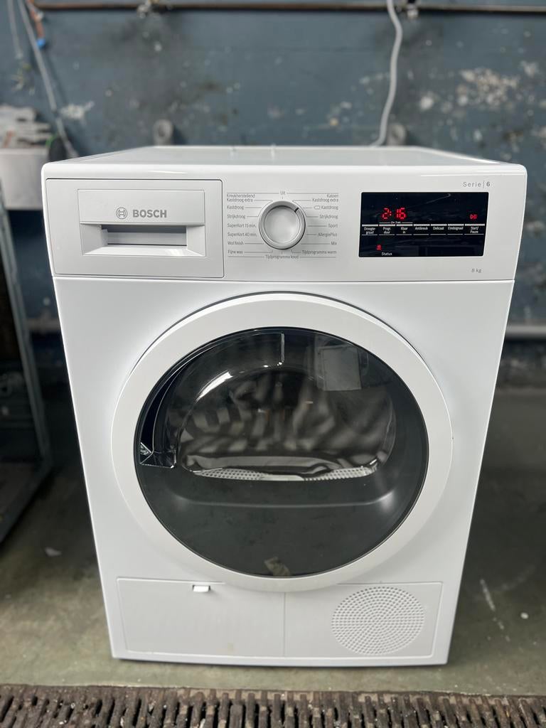 BOSCH SERIE 6 8KG CONDENSDROGER IN TOP STAAT MET GARANTIE!, Minder dan 85 cm, 8 tot 10 kg, Ophalen of Verzenden, Zo goed als nieuw