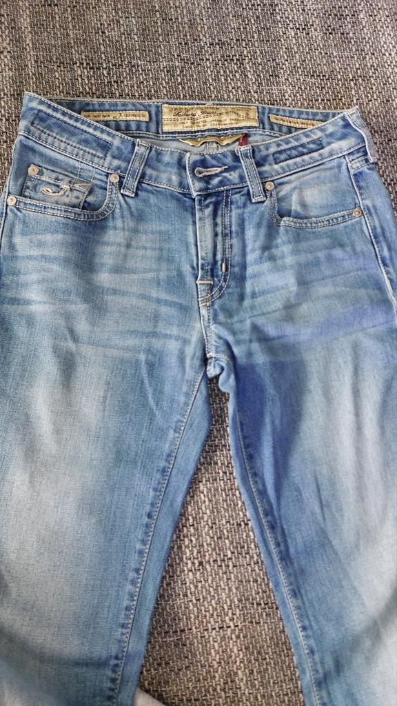 Jacob Cohen Jeans - Stijlvol en Comfortabel, Ophalen, Blauw, Zo goed als nieuw, W27 (confectie 34) of kleiner