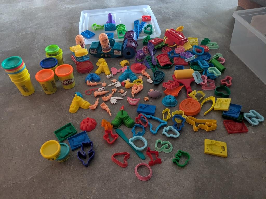 Play doh vormen, Ophalen, Gebruikt