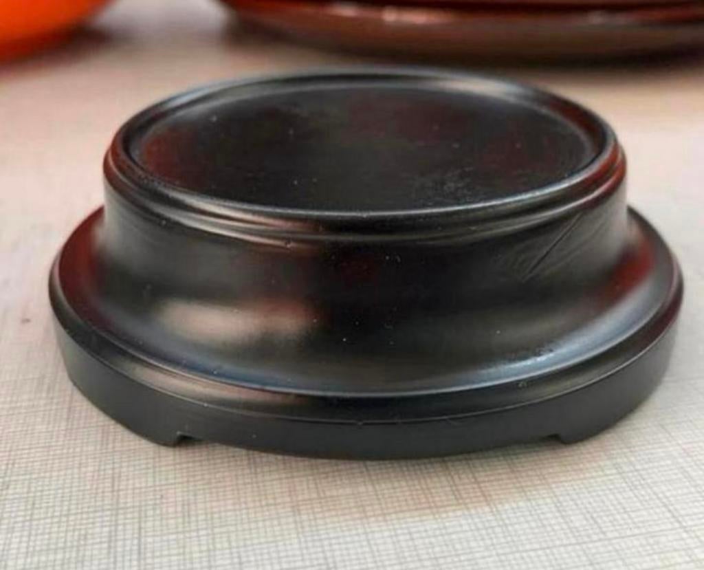 Persglazen glas voetstuk van K.P.C. de Bazel Leerdam, Ophalen of Verzenden
