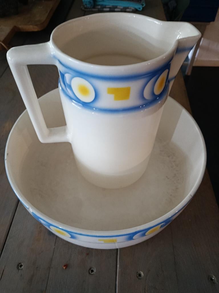 Lampetset, waskan en waskom, Ophalen of Verzenden