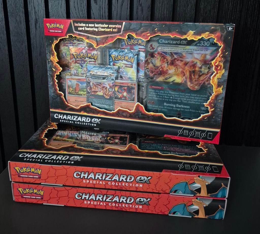 Charizard EX Special Collection Box, Hobby en Vrije tijd, Verzamelkaartspellen | Pokémon, Ophalen of Verzenden, Nieuw, Boosterbox