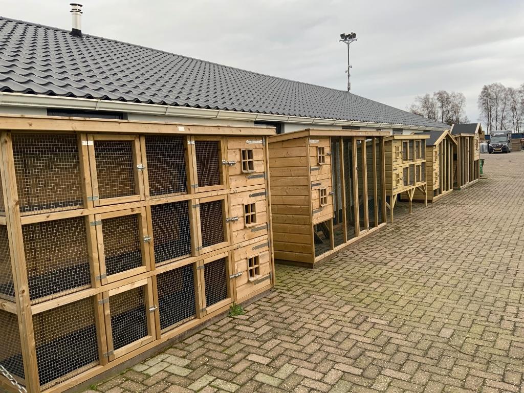 Konijnenhok konijnenren konijnenflat ook maatwerk, December, Meerdere dieren, Cavia
