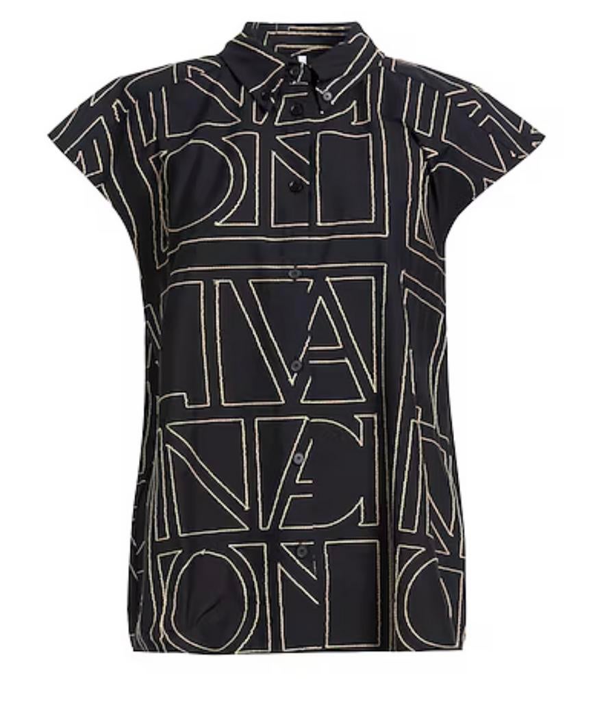 Liviana Conti top mt 38 zwart /beige    katoen zgan, Ophalen of Verzenden, Zo goed als nieuw, Maat 38/40 (M), Zwart