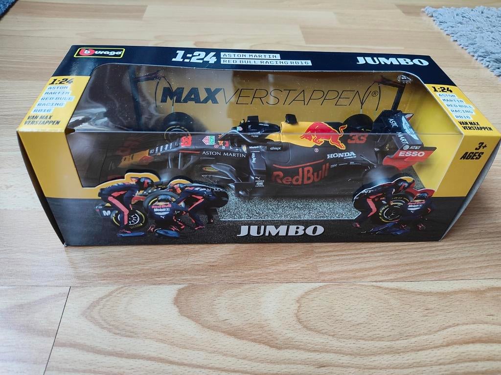 Max Verstappen Aston Martin RB16 modelauto., Ophalen of Verzenden, Nieuw, Auto, Bburago