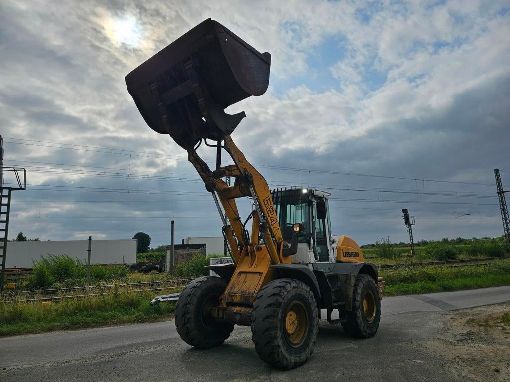 Knikshovel Liebherr 524 Weegschaal Hoogkiepbak, Zakelijke goederen, Machines en Bouw | Kranen en Graafmachines, Ophalen of Verzenden