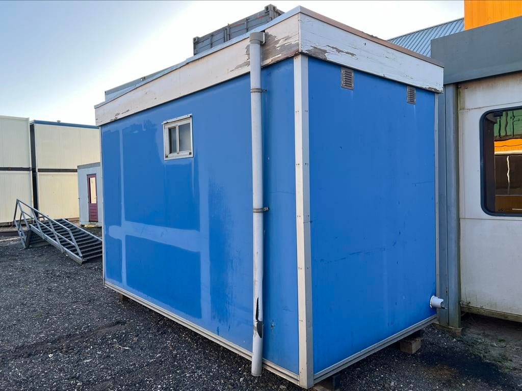 Toiletunit / sanitair unit / opslagunit | 4x2 meter, Ophalen