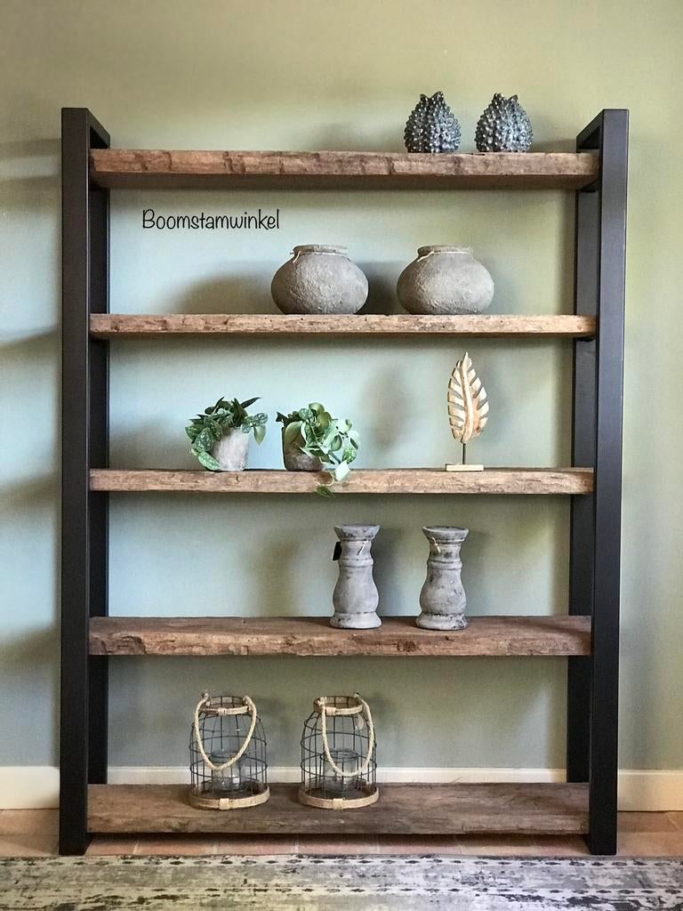 Ladekast | Boekenkast | Wandmeubel | Vakkenkast | Kast hout, Verzenden, Met klep(pen), Nieuw, Minder dan 150 cm