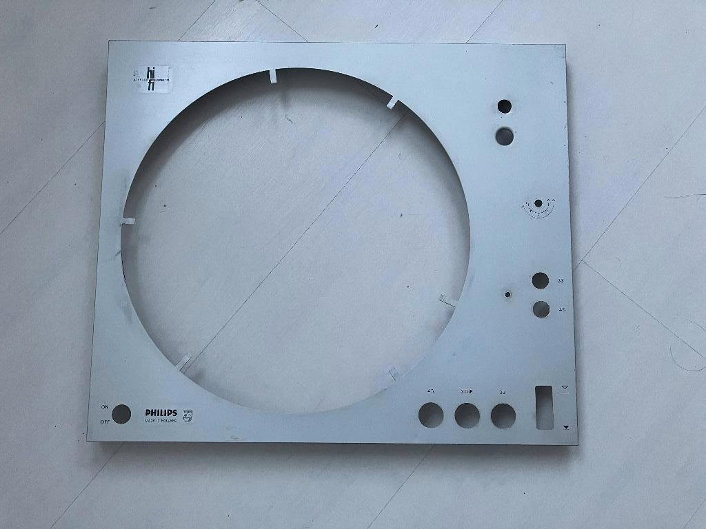 Faceplate Philips 212 Aristona 8540. , Audio, Tv en Foto, Platenspelers, Gebruikt, Platenspeler-onderdeel, Philips, Pitch-regelaar
