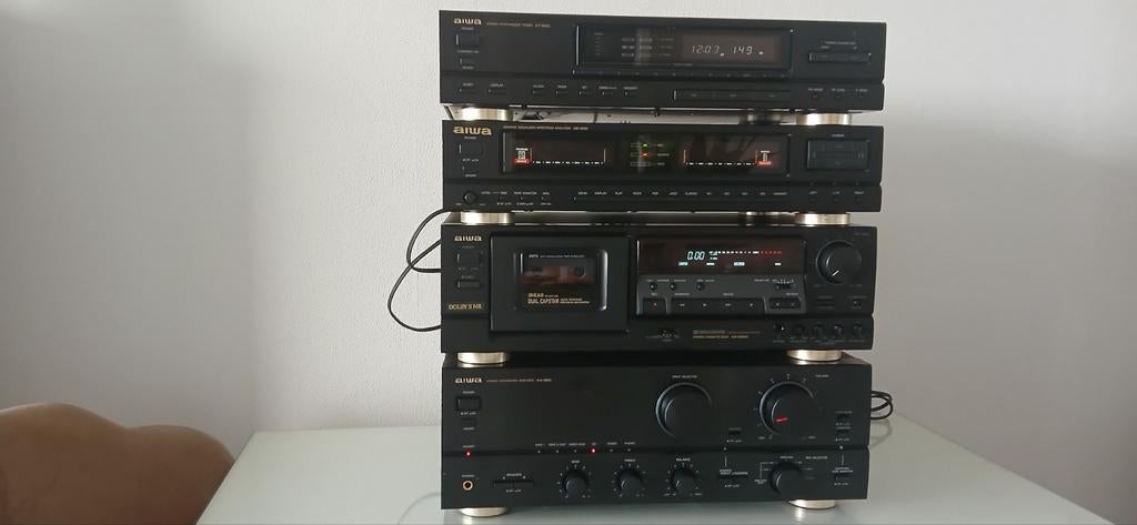 AIWA cassettedeck & tuner &versterker &equalizer, Ophalen of Verzenden