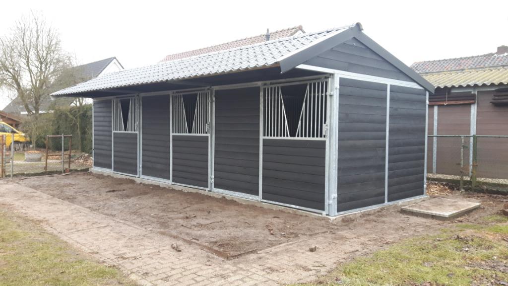 buitenstallen paardenstallen authentiek demontabel en eventu, Dieren en Toebehoren, Stalling en Weidegang, Stalling, 2 of 3 paarden of pony's