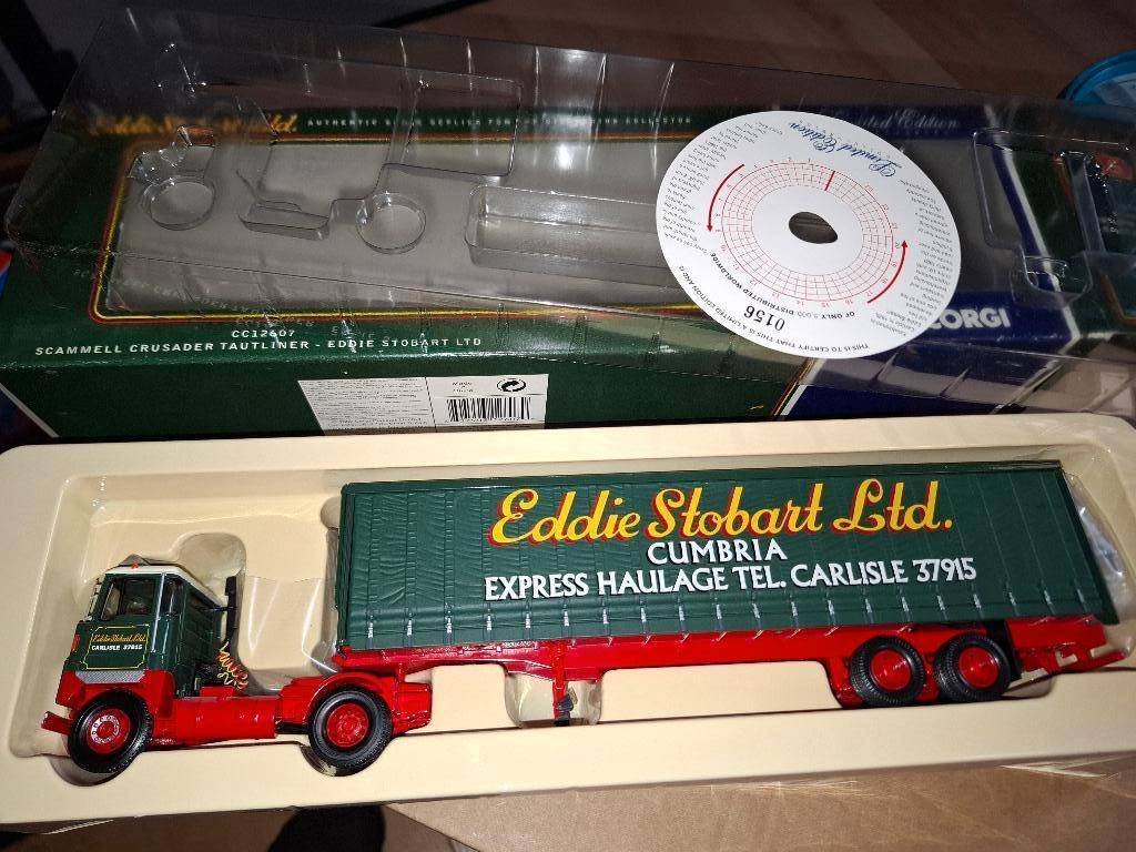 Eddie Stobart Scammel, Verzenden, Zo goed als nieuw, Bus of Vrachtwagen, Corgi