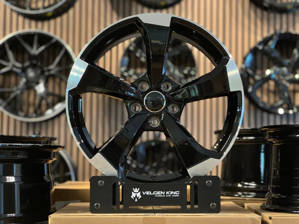 5X112 18 Inch Velgen Rotor Look Past Op Audi A3 A4 Seat VW, Ophalen of Verzenden, Nieuw, 18 inch, Velg(en)