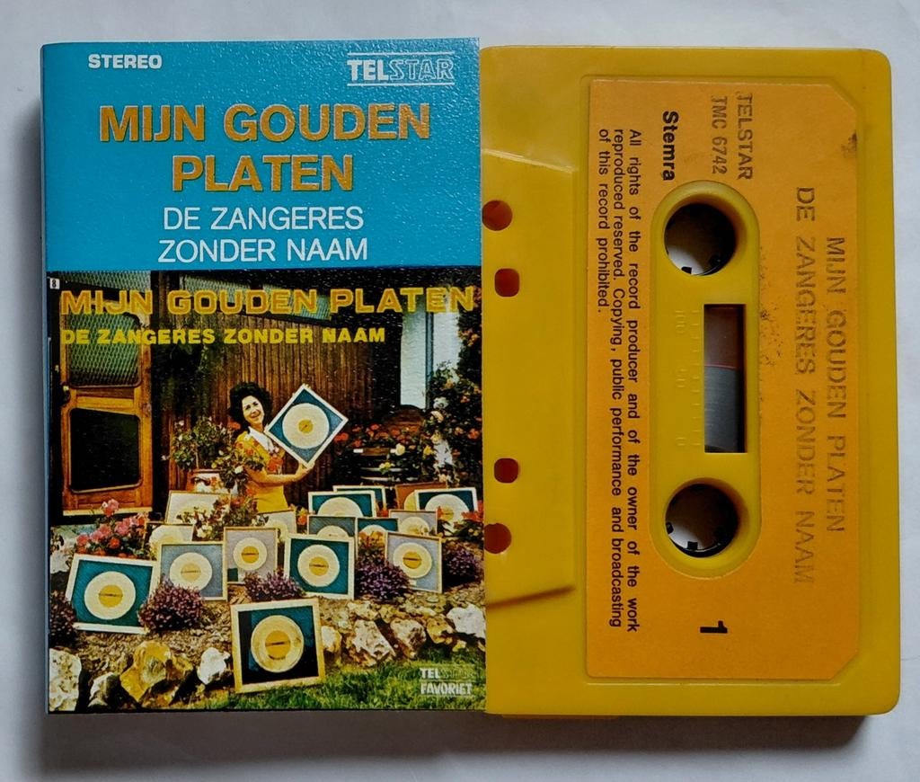 TMC  - 6742. Zangeres Zonder Naam., Cd's en Dvd's, Cassettebandjes, Ophalen of Verzenden, Zo goed als nieuw, Nederlandstalig, 1 bandje
