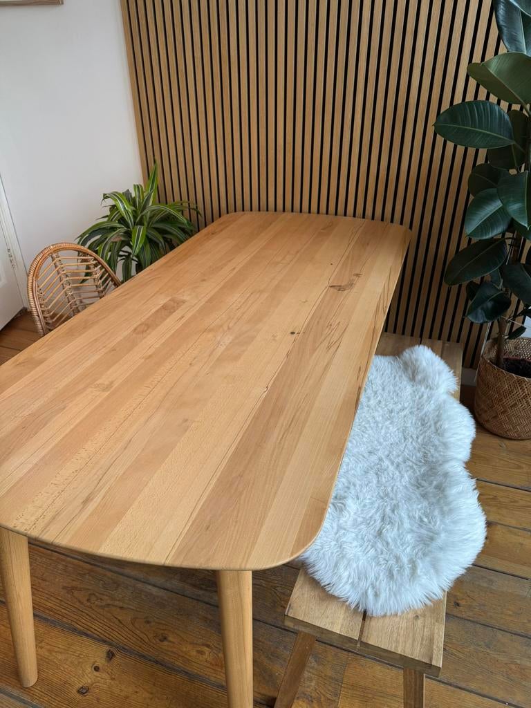 Eettafel Save&oske, Zo goed als nieuw, 150 tot 200 cm, Rechthoekig, 50 tot 100 cm