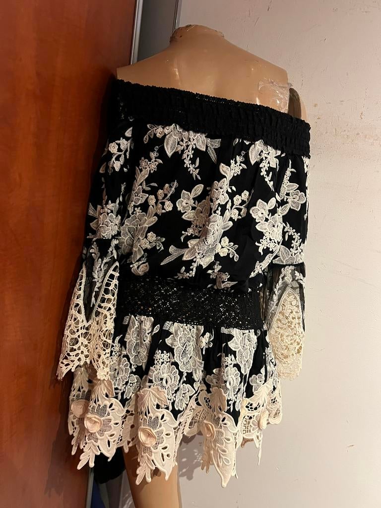 Antica Sartoria jurk 1 maat  origineel nieuw, Maat 38/40 (M), B, G, Zwart