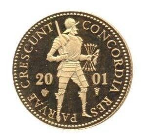 Nederland Gouden Dukaat 2001, Koningin Beatrix, Losse munt, Goud, Overige waardes