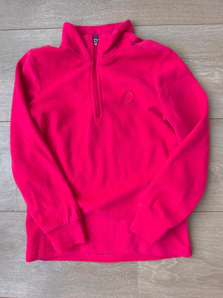 Ski pully fleece donker roze maat 116, Ophalen, 100 tot 140 cm, Kleding, Overige merken