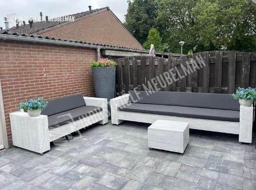 Steigerhouten Loungeset Loungebank Tuin Lounge Banken ACTIE!, Tuin en Terras, Tuinsets en Loungesets, Verzenden, Steigerhout, Nieuw