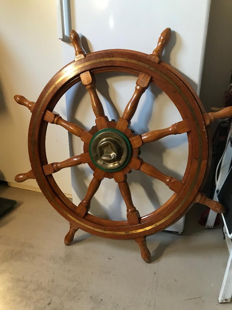 Professioneel houten stuurwiel voor boot, Watersport en Boten, Bootonderdelen, Ophalen, Zeilboot of Motorboot
