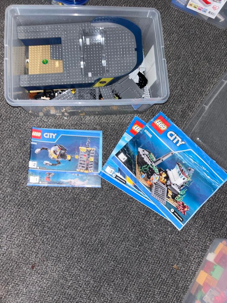 Lego City Diepzee Onderzoeksschip 60095 (Zonder doos), Ophalen, Gebruikt, Complete set, Lego