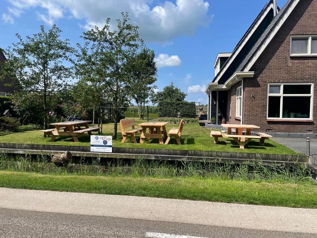 Robuuste douglas eiken tuinmeubelen, Tuin en Terras, Tuinbanken, Ophalen, Nieuw, Hout