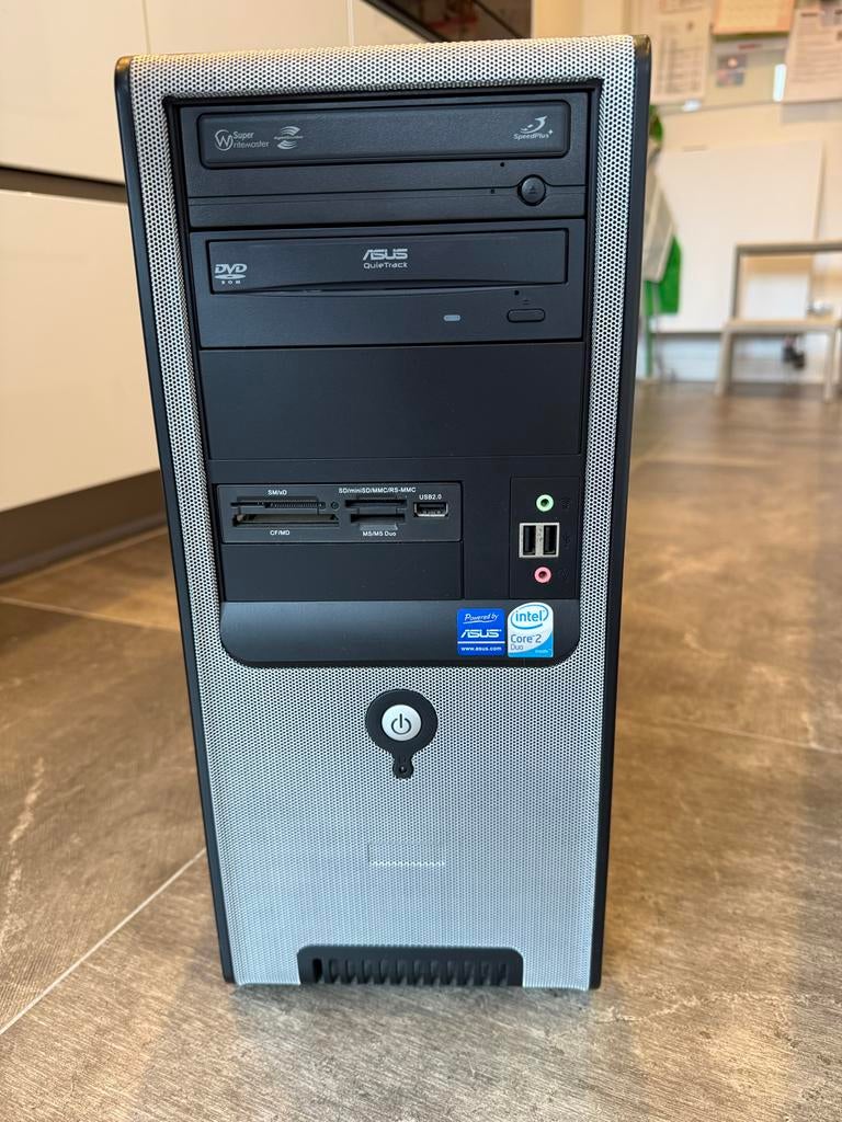 ATX-behuizing met ASUS P5B-E en Intel Core2 2.4GHz processor, Ophalen, Gebruikt