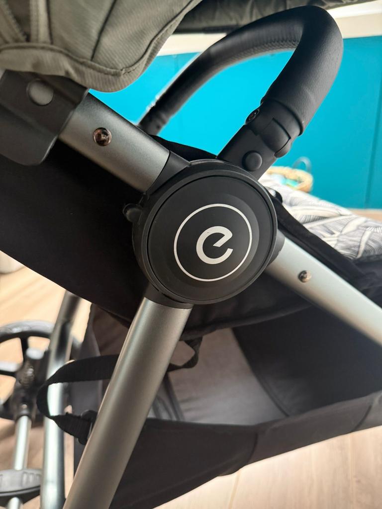 Espiro Wave Kinderwagen + winterslaapzak, Gebruikt, Verstelbare duwstang, Ophalen, Kinderwagen