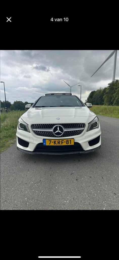 Mercedes-Benz CLA 200 1.6 115KW 7G-DCT (aut) 2013 Wit, Auto's, Mercedes-Benz, Zwart, 715 kg, Wit, Particulier