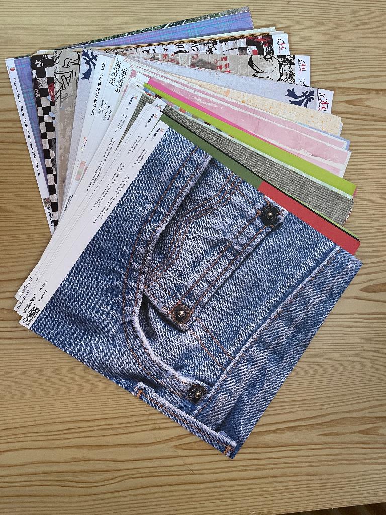 Cardstock / Scrappapier 12" ( 30 x 30 cm.) 120 grams, Verzenden, Zo goed als nieuw, Papier of Karton