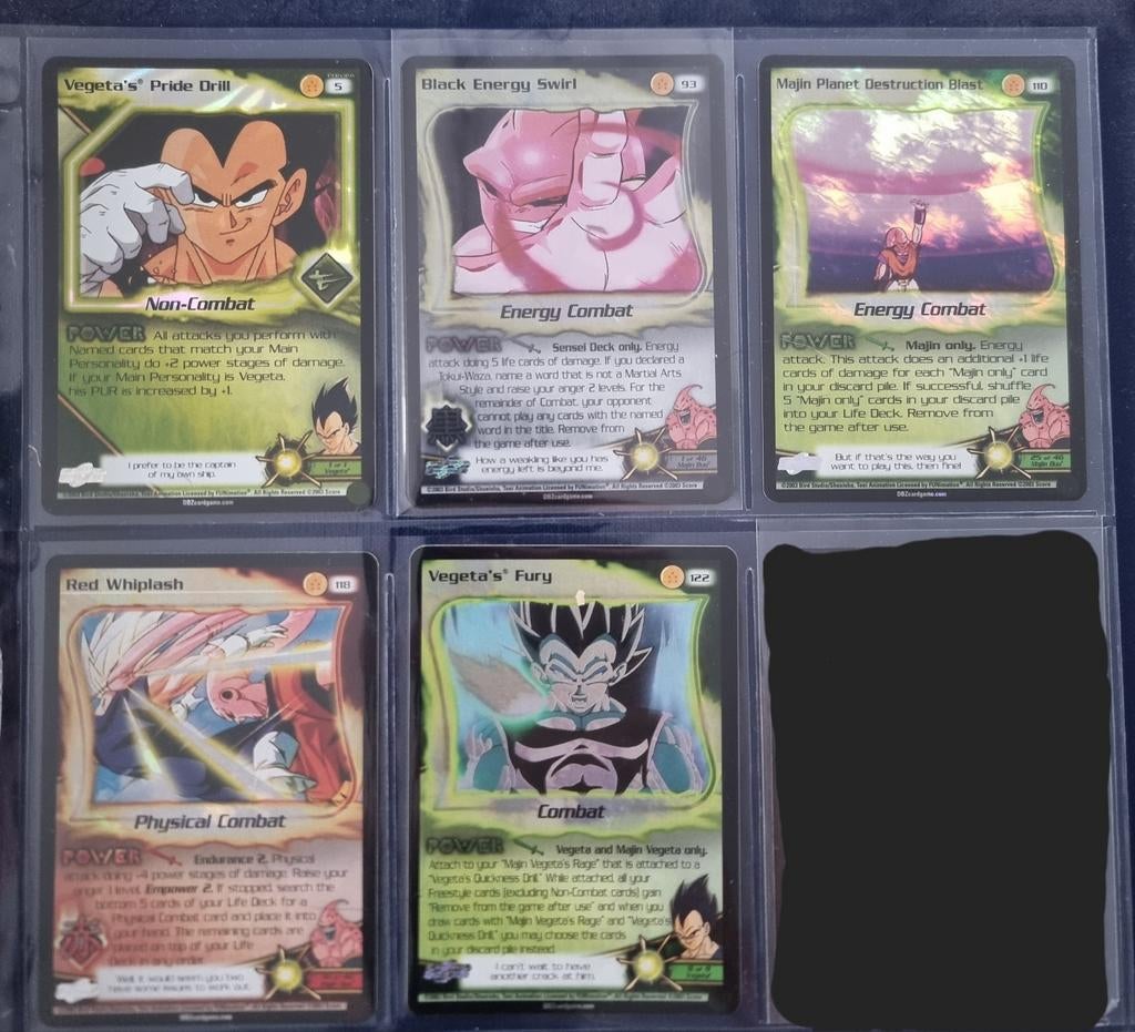 Dragonball Z Kaarten Score Fusion Saga Foil Rares, Verzenden, Meerdere kaarten, Foil