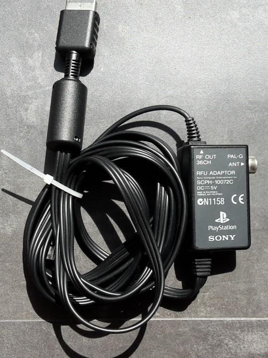 PS1 - RFU Adapter Kabel - SCPH-10072C Antennekabel PSX, Avontuur en Actie, 1 speler, Ophalen of Verzenden, Zo goed als nieuw