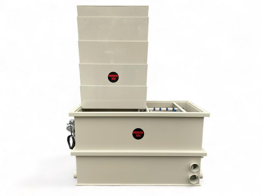 Combi trommelfilter met opbouw trickle filter mountaintree, Tuin en Terras, Vijver-toebehoren, HEESCHKOI, Nieuw, INFO@HEESCHKOI.NL