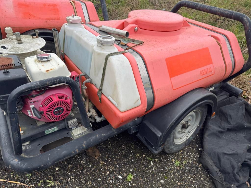 Hogedrukreiniger aanhanger Brendon Powerwasher, Ophalen
