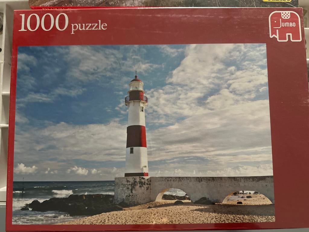 Vuurtoren Puzzel - 1000 Stukjes, Ophalen of Verzenden, 500 t/m 1500 stukjes, Nieuw, Legpuzzel