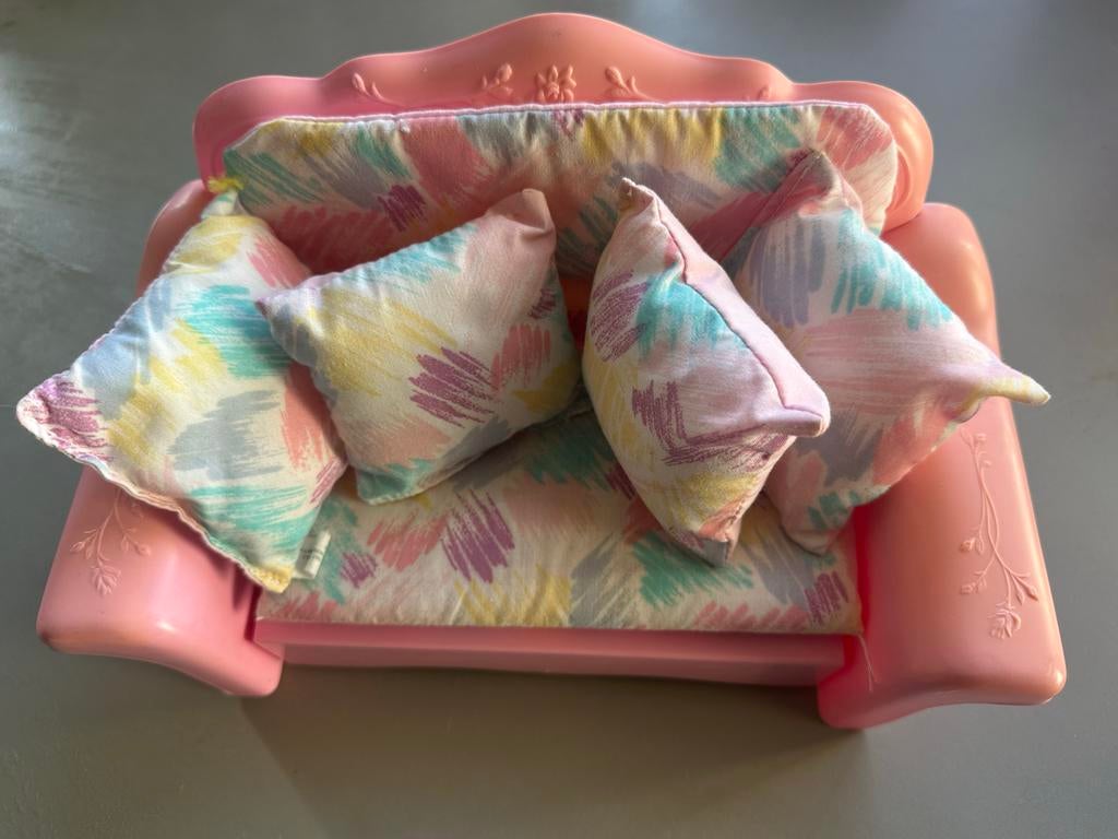 Vintage Barbie Meubel Set, Kinderen en Baby's, Speelgoed | Poppen, Gebruikt, Barbie, Ophalen of Verzenden